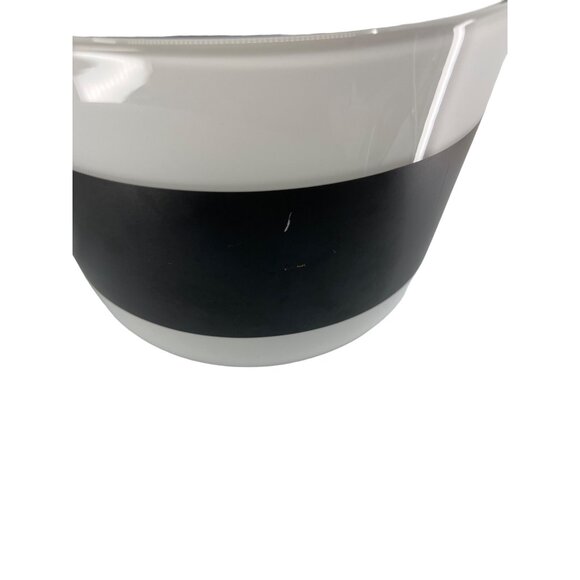 Anne Nilsson Black & White Striped Bowl AND Black and White Spot Bowl or Vase - Picture 10 of 11
